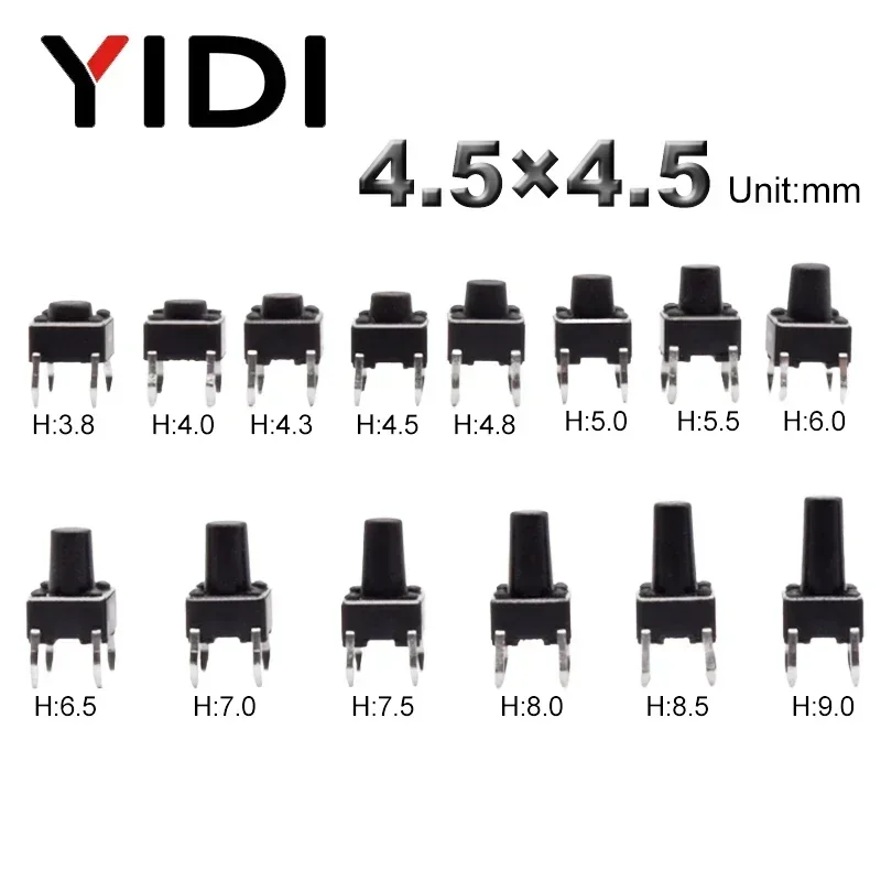 Push Button Tactile - 50Pcs แผง PCB ปิด Momentary Tactile
