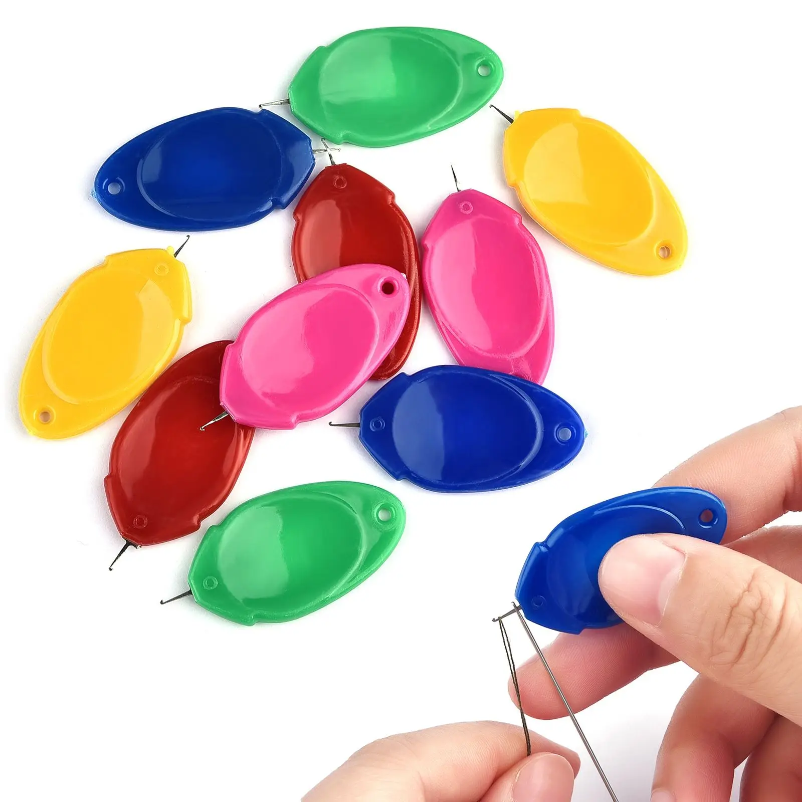 Diy Electronics Starter Kit - 10Pcs เข็ม Threader ผู้สูงอายุท่องเที่ยวเข็มเครื่องเย็บผ้า Stitch ใส่อุปกรณ์อัตโนมัติด้ายเย็บเครื่องประดับ