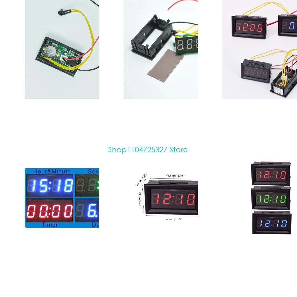 Diy Motorcycle Electronics - D8KF รถดิจิตอลนาฬิกาอัตโนมัตินาฬิกาอิเล็กทรอนิกส์ 24 H LED Digital