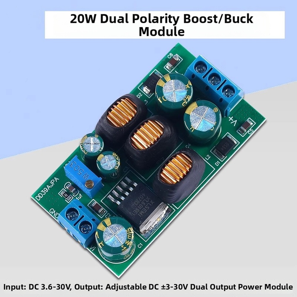 Diy Electronics Board - ตัวแปลงไฟ DC-DC แบบปรับค่าได้สองช่องสัญญาณ 3.6V ถึง 30V