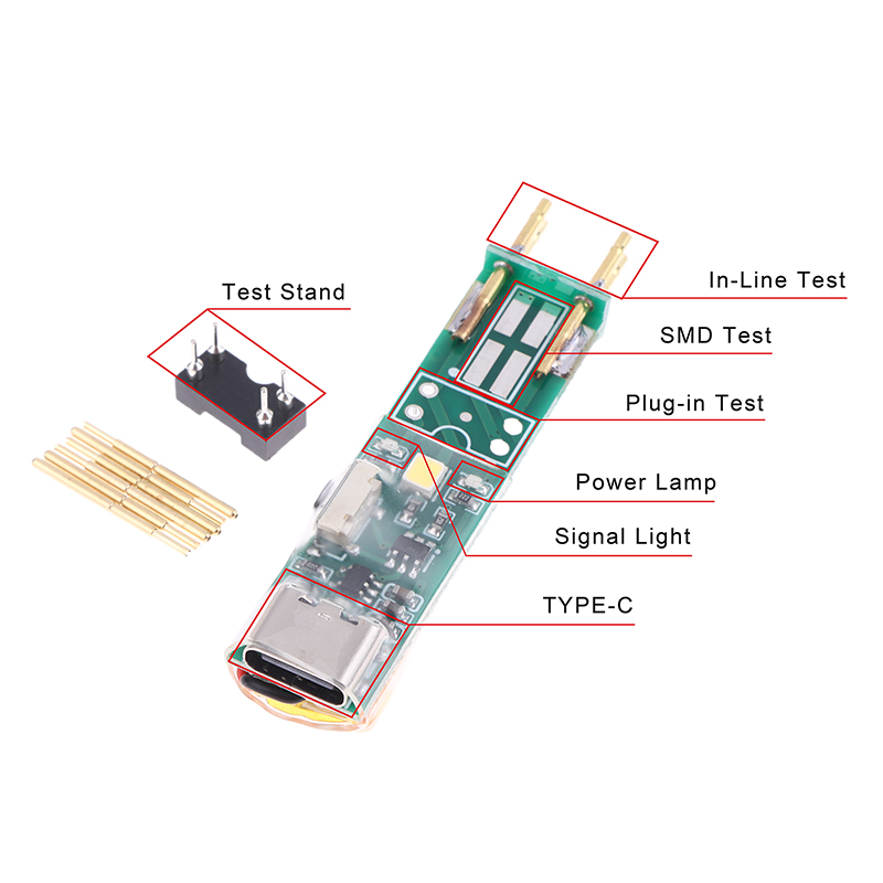 Diy Electronics Online - เครื่องทดสอบออปโตคัปเปลอร์ V3.0-V6.0 –โมดูลตรวจจับออนไลน์สำหรับการซ่อมแซมอิเล็กทรอนิกส์และการทดสอบ DIY