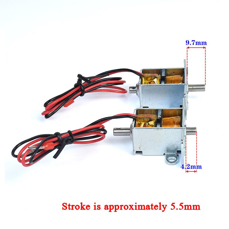 Diy Electronics Project - โซลินอยด์แบบสองทาง DC12V 12A 0726 ชนิดดึง-ดัน ขนาดเล็ก