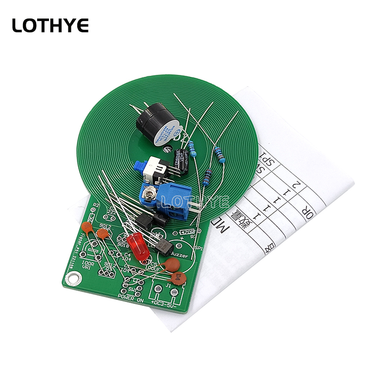 Diy Electronics Board - DC 3 V-5 V เครื่องตรวจจับโลหะชุด DIY