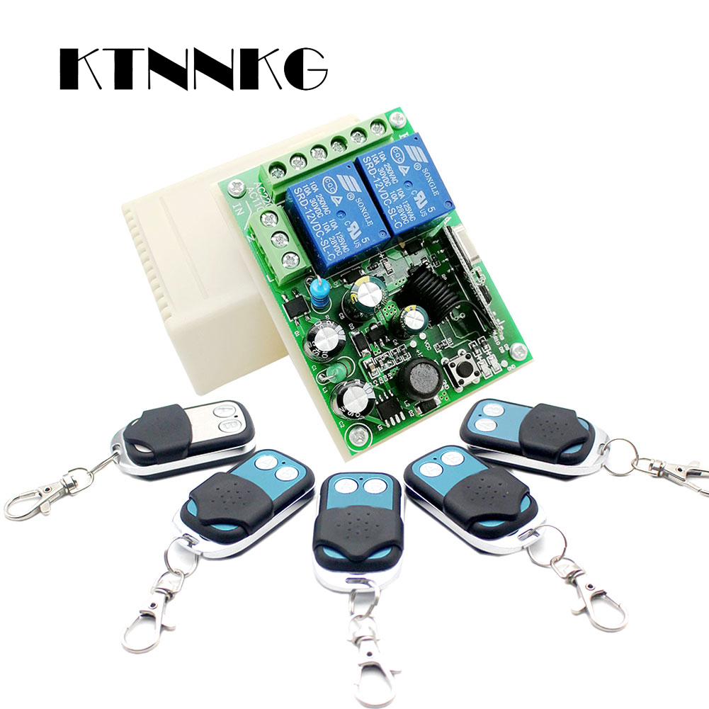 Rf 433Mhz Module - 433 Mhz รีโมทคอนโทรลไร้สาย AC 220V 110V