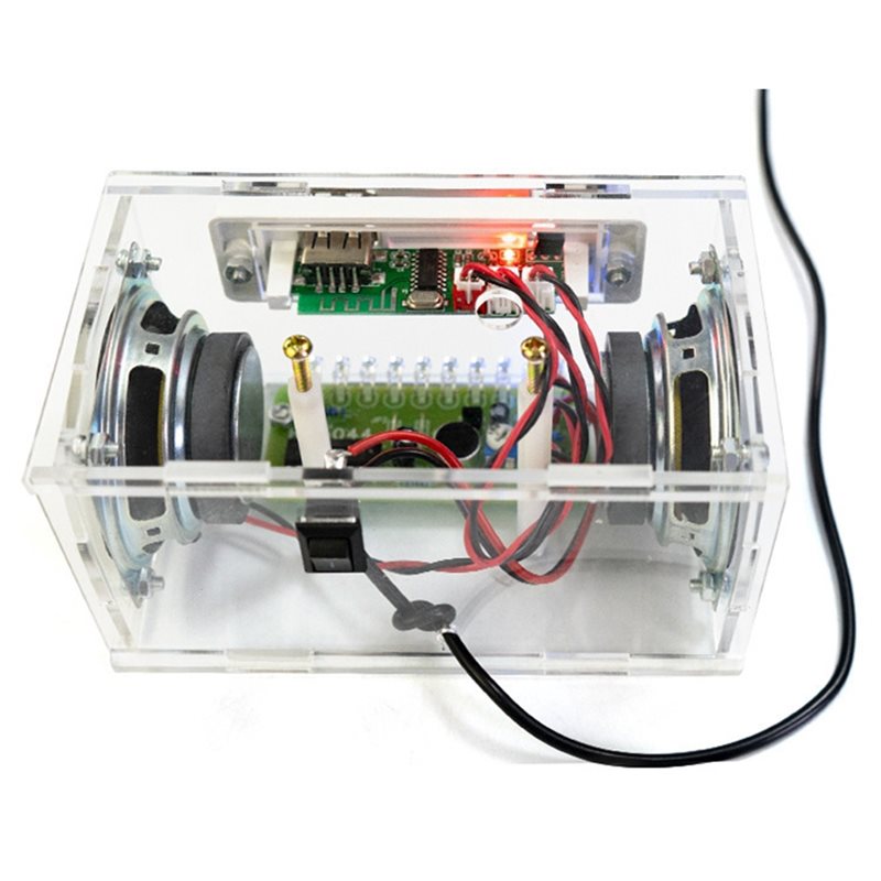 Diy Electronics Online - N75R-ชุดลำโพงอิเล็กทรอนิกส์ ชุดลำโพงอิเล็กทรอนิกส์ DIY โครงการอิเล็กทรอนิกส์เพื่อการศึกษาสำหรับนักเรียน ฝึกประกอบด้วยตนเอง
