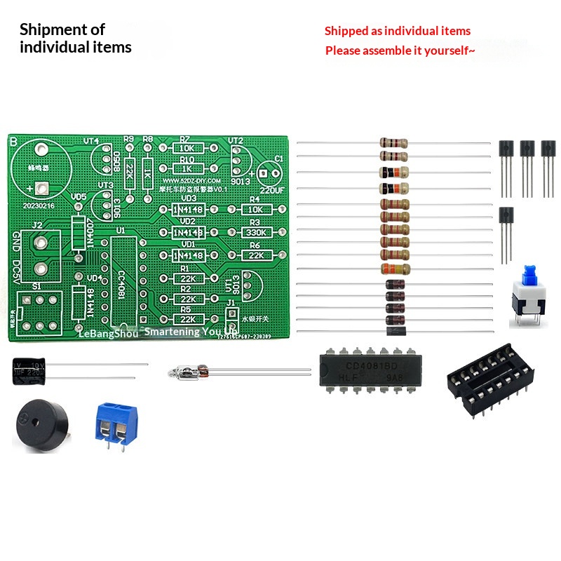 ชุดอุปกรณ์ DIY สำหรับระบบกันขโ - Diy Motorcycle Electronics บทวิจารณ์และราคา