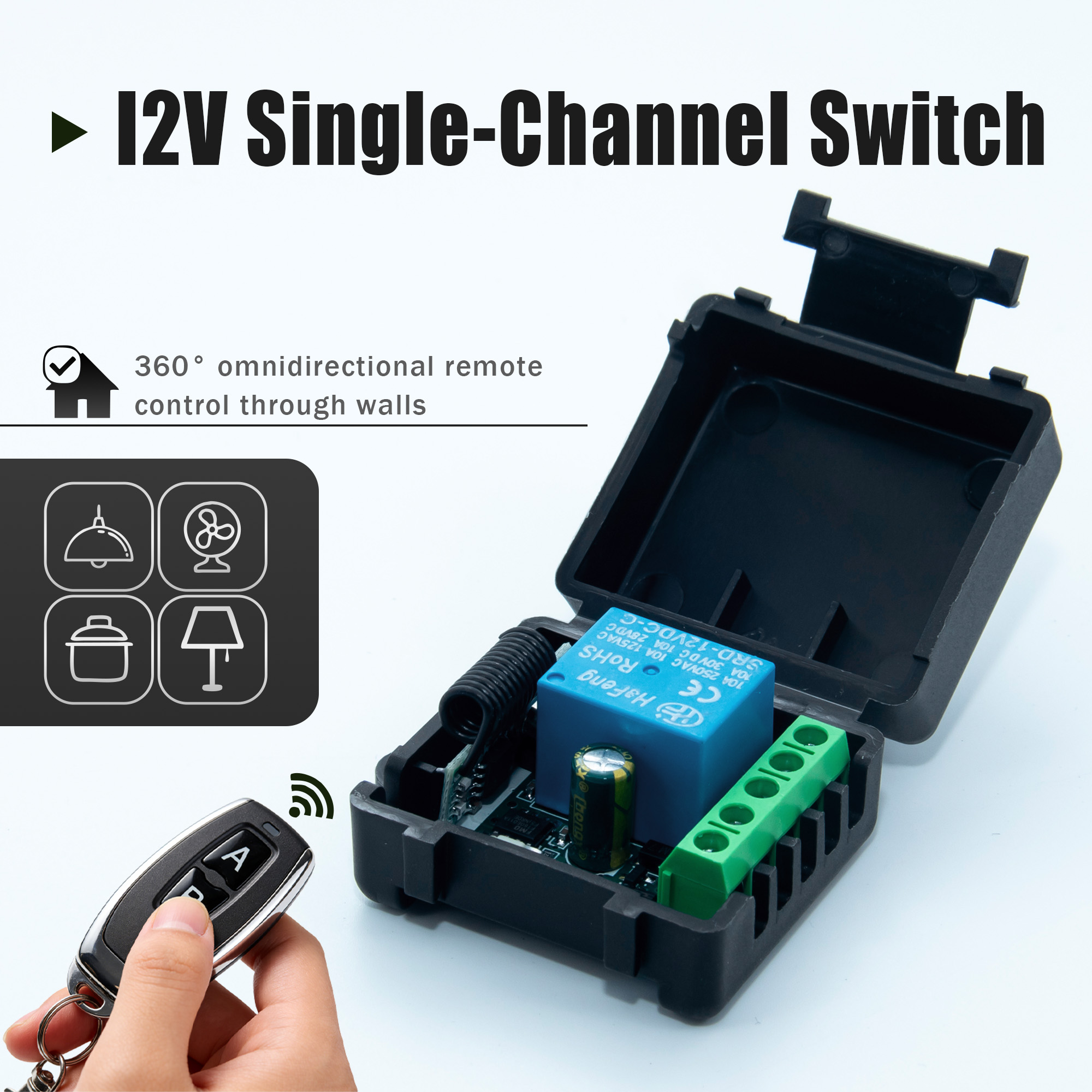 DC 12V 433MHz สวิตช์ควบคุมระยะ - Rf 433Mhz Module บทวิจารณ์และราคา