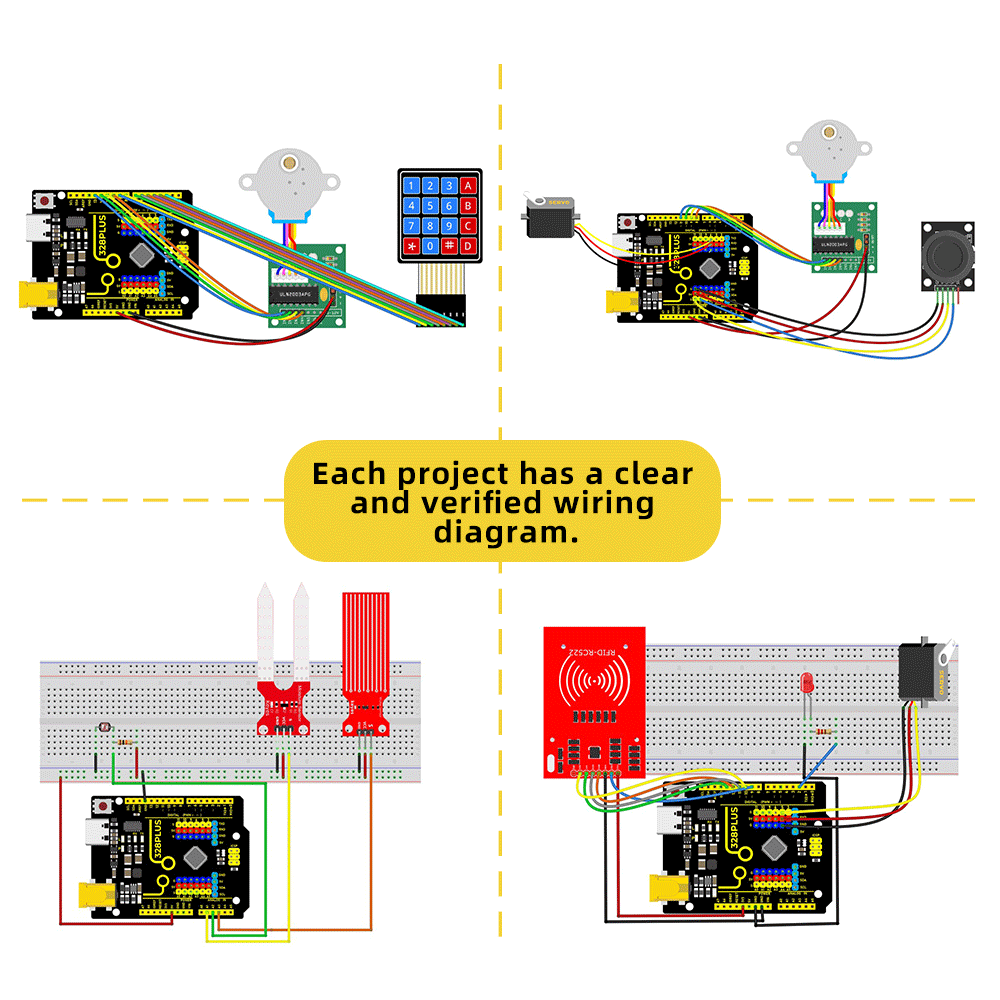 Keyestudio UNO R3 40Project Pr - Diy Electronics Online บทวิจารณ์และราคา