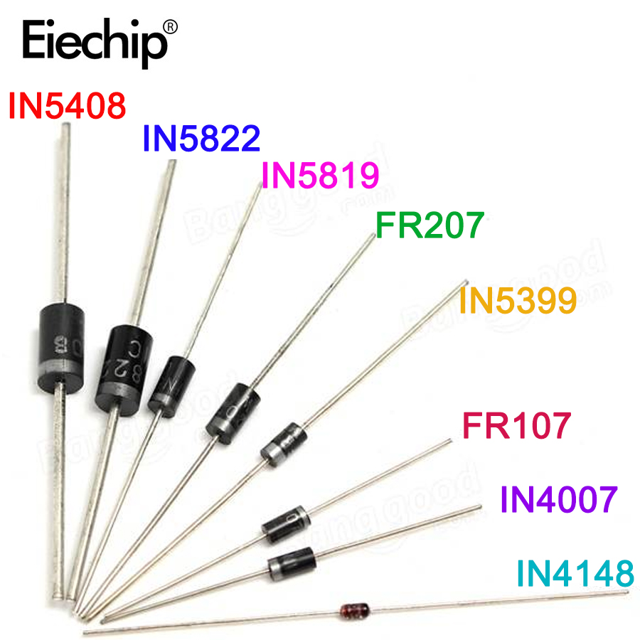 100 ชิ้น/ล็อตวงจรเรียงกระแสไดโ - Diy Motorcycle Electronics บทวิจารณ์และราคา