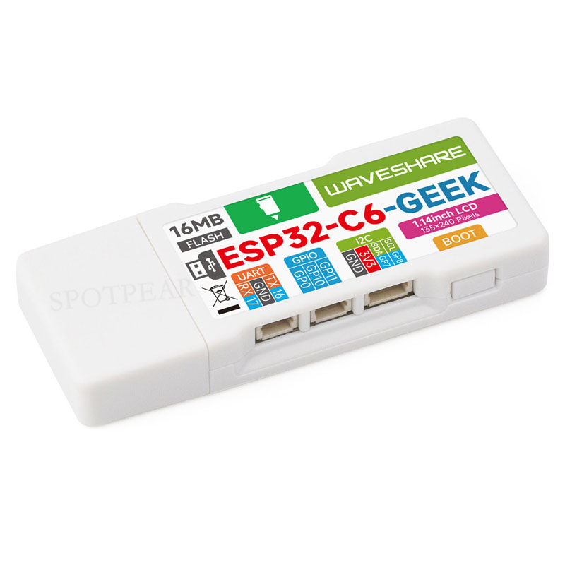 ESP32-C6 GEEK บอร์ดพัฒนา 1.14  - Diy Electronics Board บทวิจารณ์และราคา