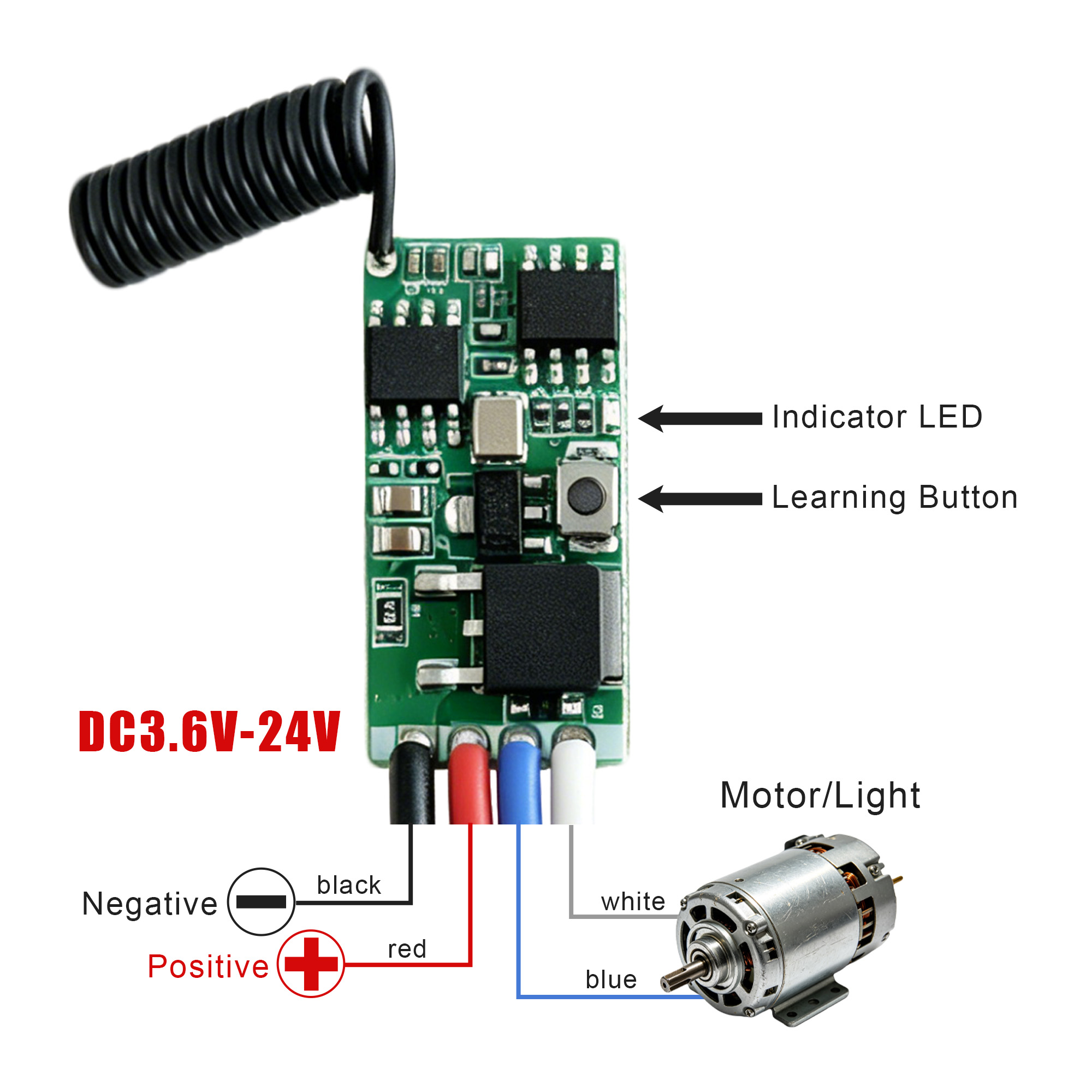 DC 3.7V-24V 433MHz มินิไร้สาย  - Rf 433Mhz Module บทวิจารณ์และราคา