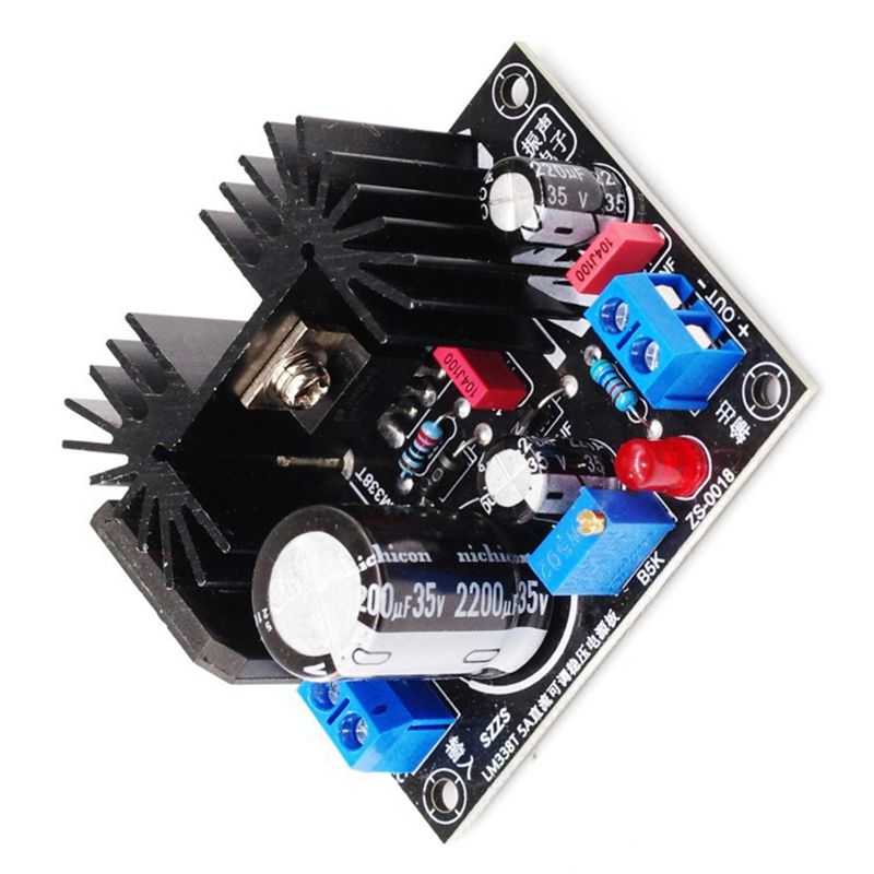 LM338 5A ชุดจ่ายไฟแบบปรับแรงดั - Diy Electronics Board บทวิจารณ์และราคา