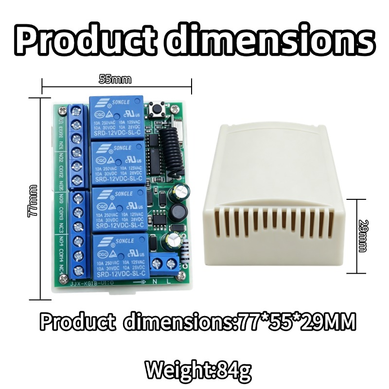 รีโมทคอนโทรล RF 433 MHz AC 110 - Rf 433Mhz Module บทวิจารณ์และราคา
