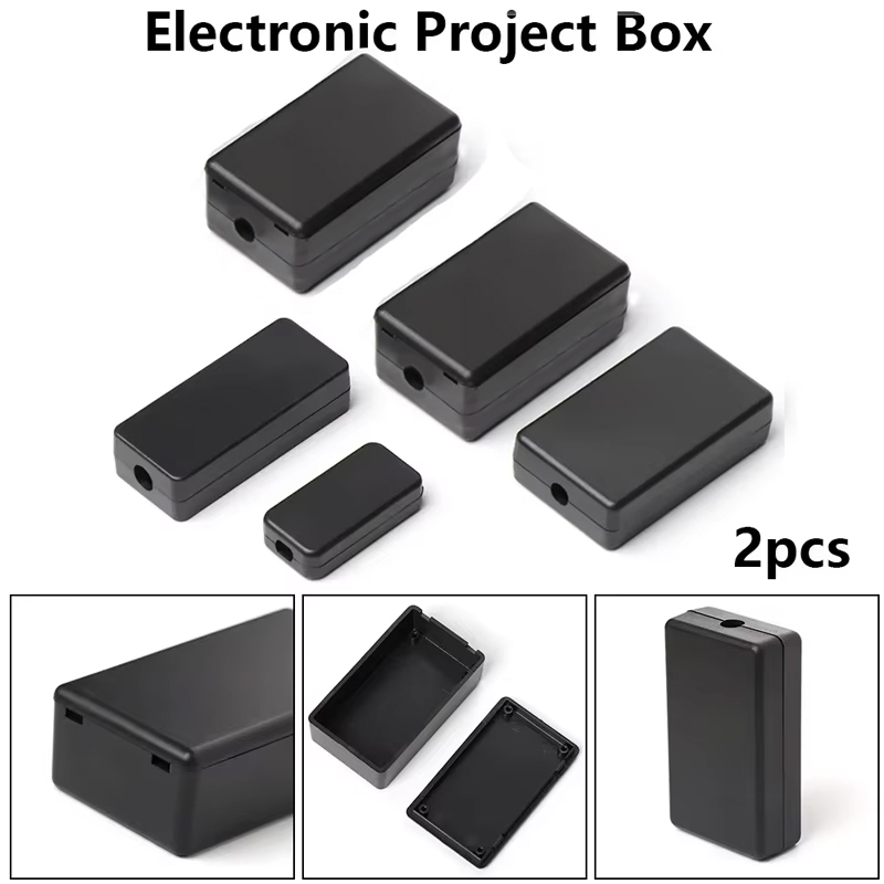 กล่องพลาสติกกันน้ำสีดำ 2 ชิ้น  - Diy Waterproof Electronics บทวิจารณ์และราคา