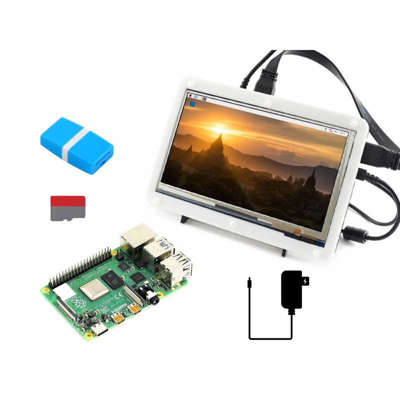 ชุดจอแสดงผล Raspberry Pi 4 Mod - Diy In Electronics บทวิจารณ์และราคา