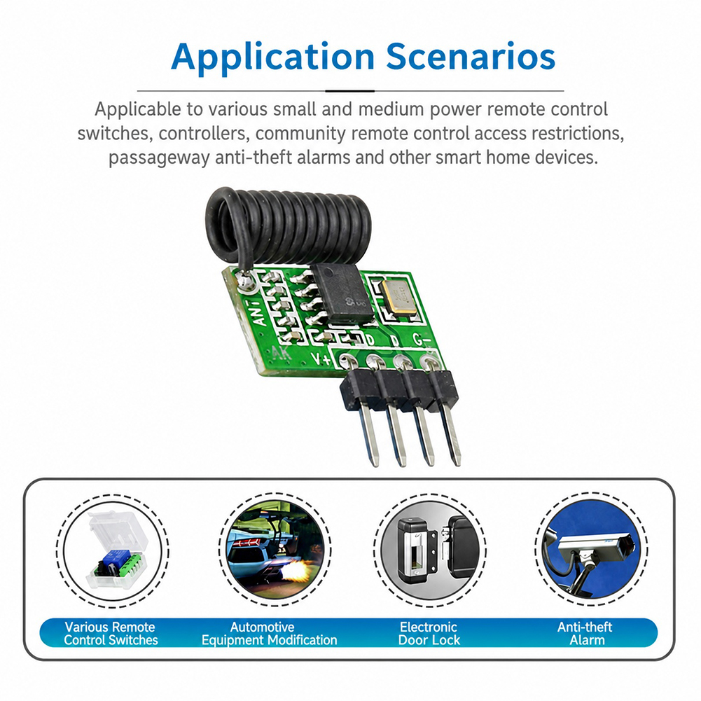 315MHz/433MHz ซูเปอร์เฮเทอโรได - Rf 433Mhz Module บทวิจารณ์และราคา
