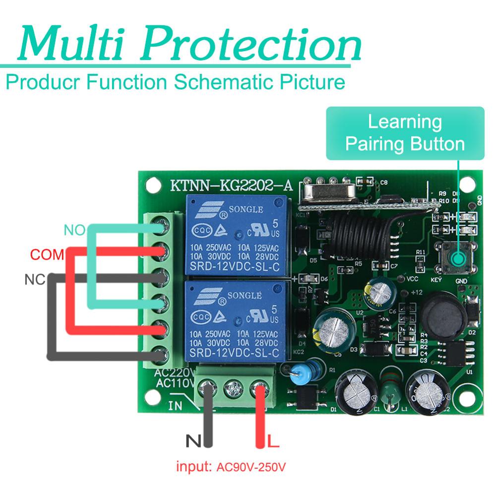 433 Mhz รีโมทคอนโทรลไร้สาย AC  - Rf 433Mhz Module บทวิจารณ์และราคา