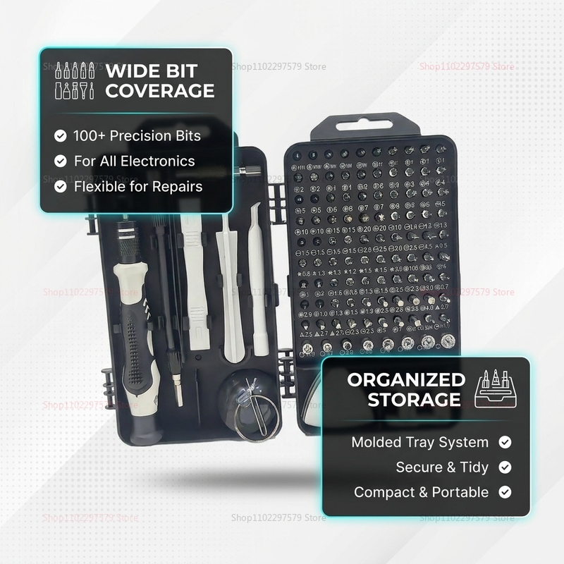 ชุดไขควงความแม่นยำ 115 in 1 ชุ - Diy Motorcycle Electronics บทวิจารณ์และราคา