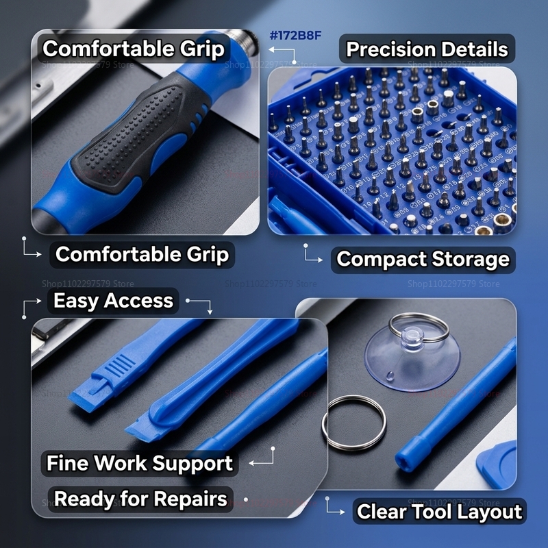 ชุดไขควงความแม่นยำ 115 in 1 ชุ - Diy Motorcycle Electronics บทวิจารณ์และราคา
