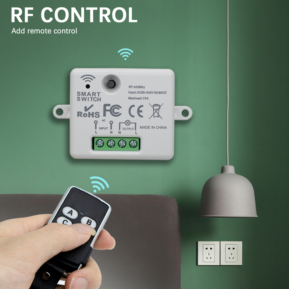 220V 1CH รีโมทคอนโทรลไร้สาย 43 - Rf 433Mhz Module บทวิจารณ์และราคา