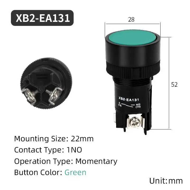 22mm Momentary รีเซ็ตแบน Push  - Push Button Tactile บทวิจารณ์และราคา