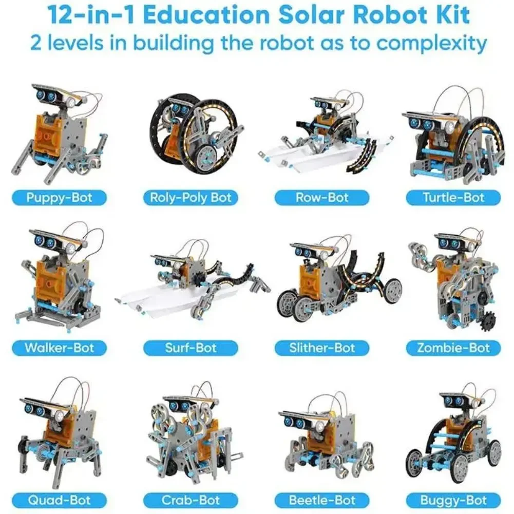 13 in 1 พลังงานแสงอาทิตย์หุ่นย - Diy Electronics Project บทวิจารณ์และราคา
