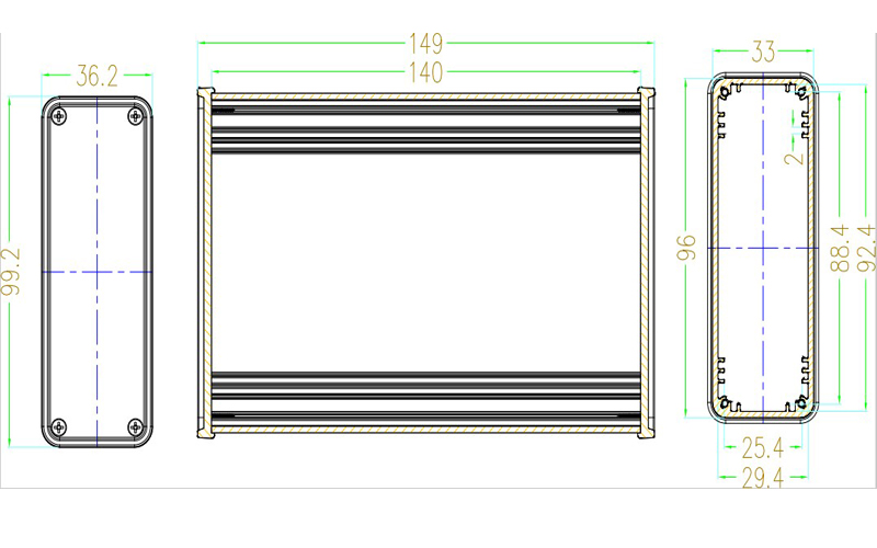 กล่องอลูมิเนียมสำหรับอุปกรณ์อิ - Diy Enclosure For Electronics บทวิจารณ์และราคา