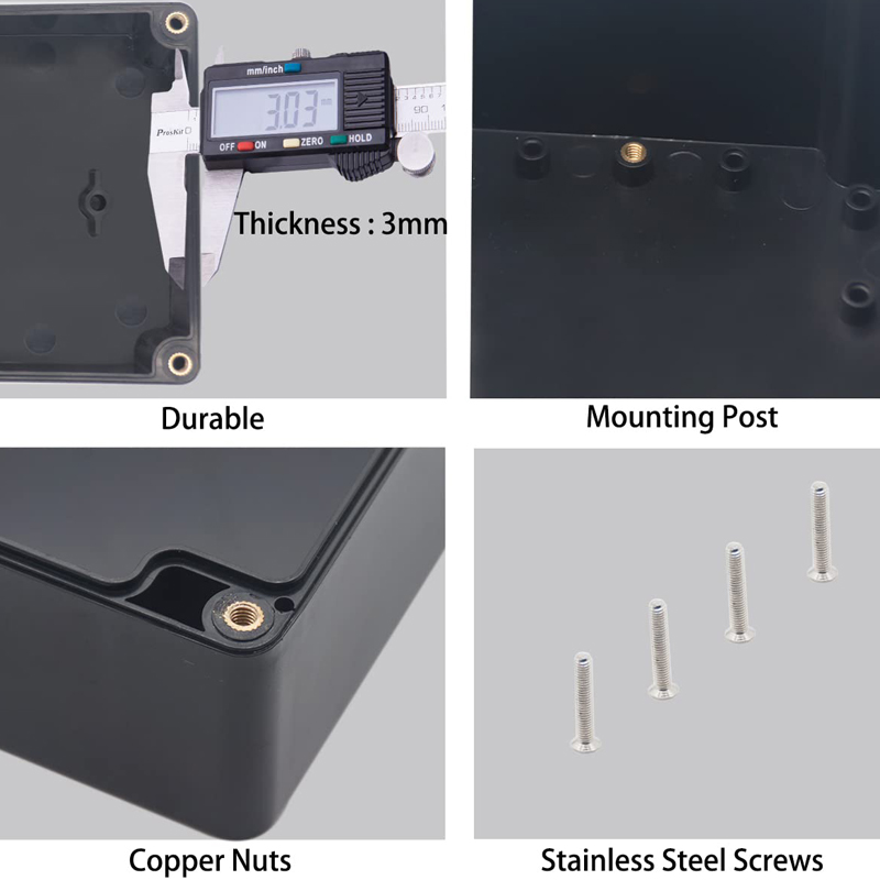 กล่องกันน้ําพลาสติก ABS ไฟฟ้าก - Diy Electronics Project บทวิจารณ์และราคา